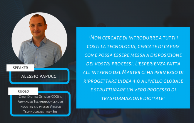 Use Case #3 – Vitesco Technologies Italy Smart Factory: il progetto di Alessio Papucci